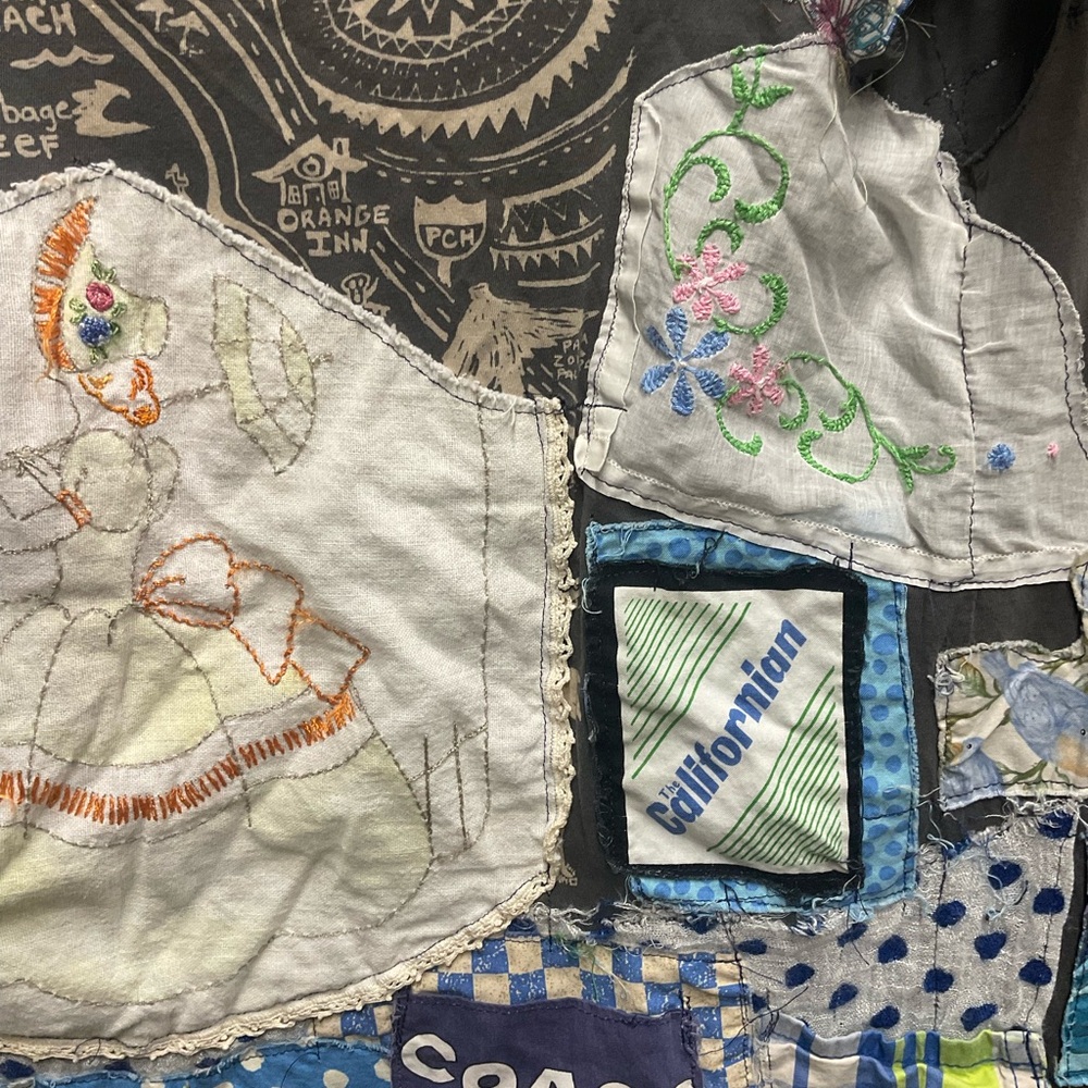 Multicolor Patchwork top with Fringe - image 5